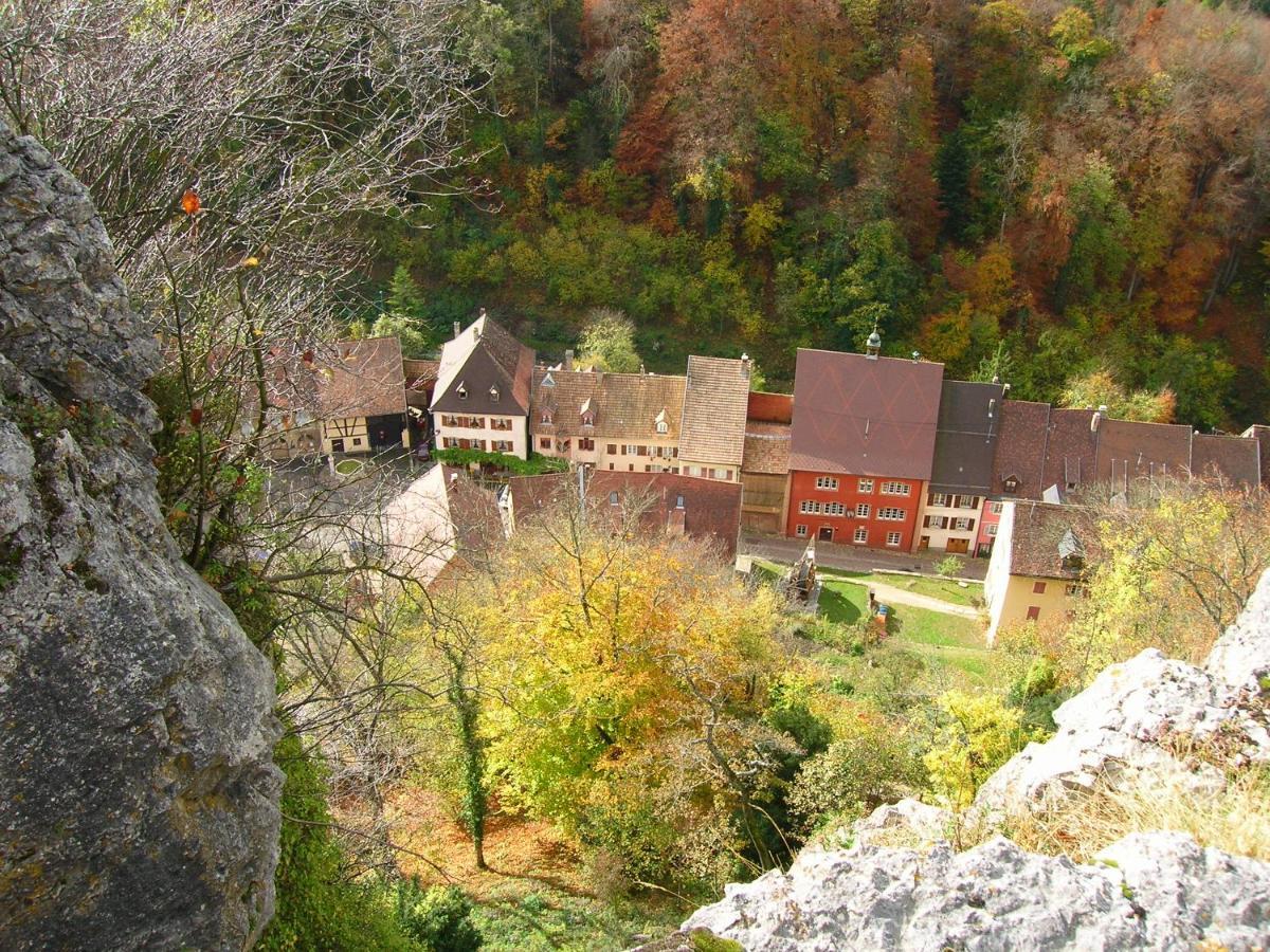 B&B De Charme La Maison Des 5 Temps Ferrette Bagian luar foto